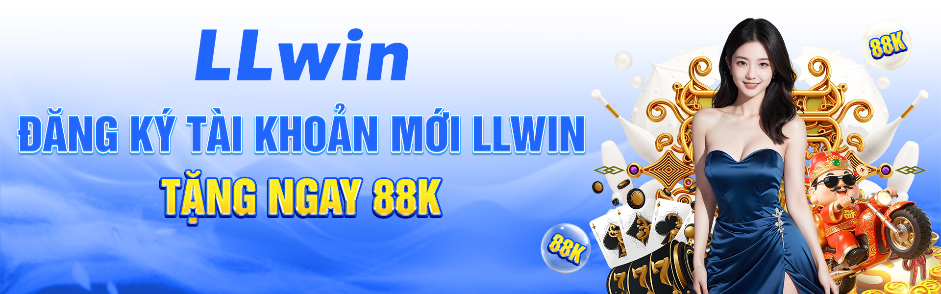 đăng ký tài khoản mới llwin banner